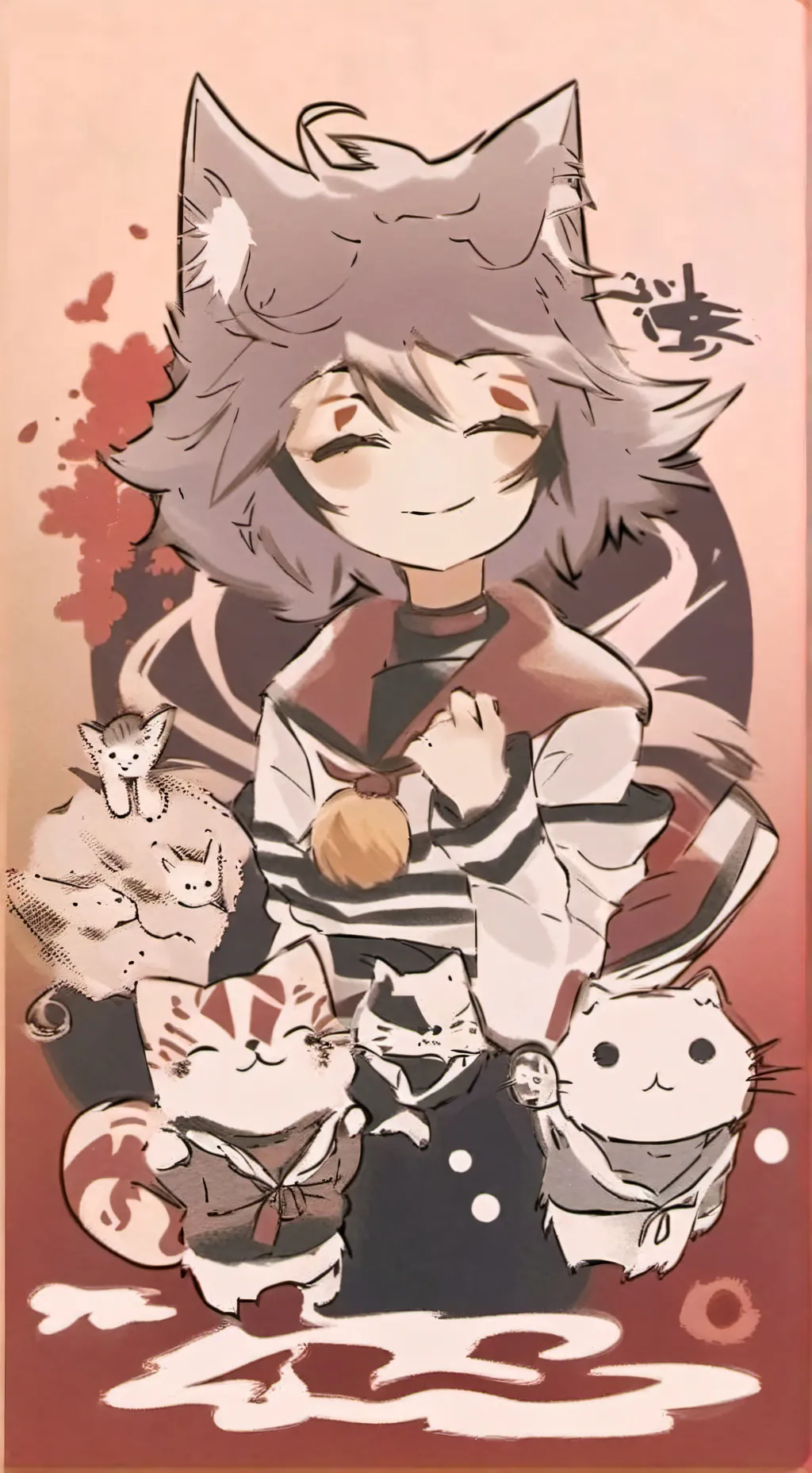 ai character: 阳叶 background