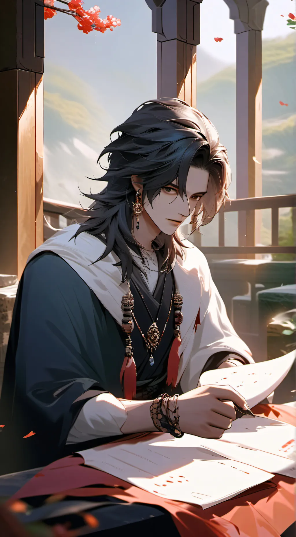 ai character: ❣️jake❣️ background