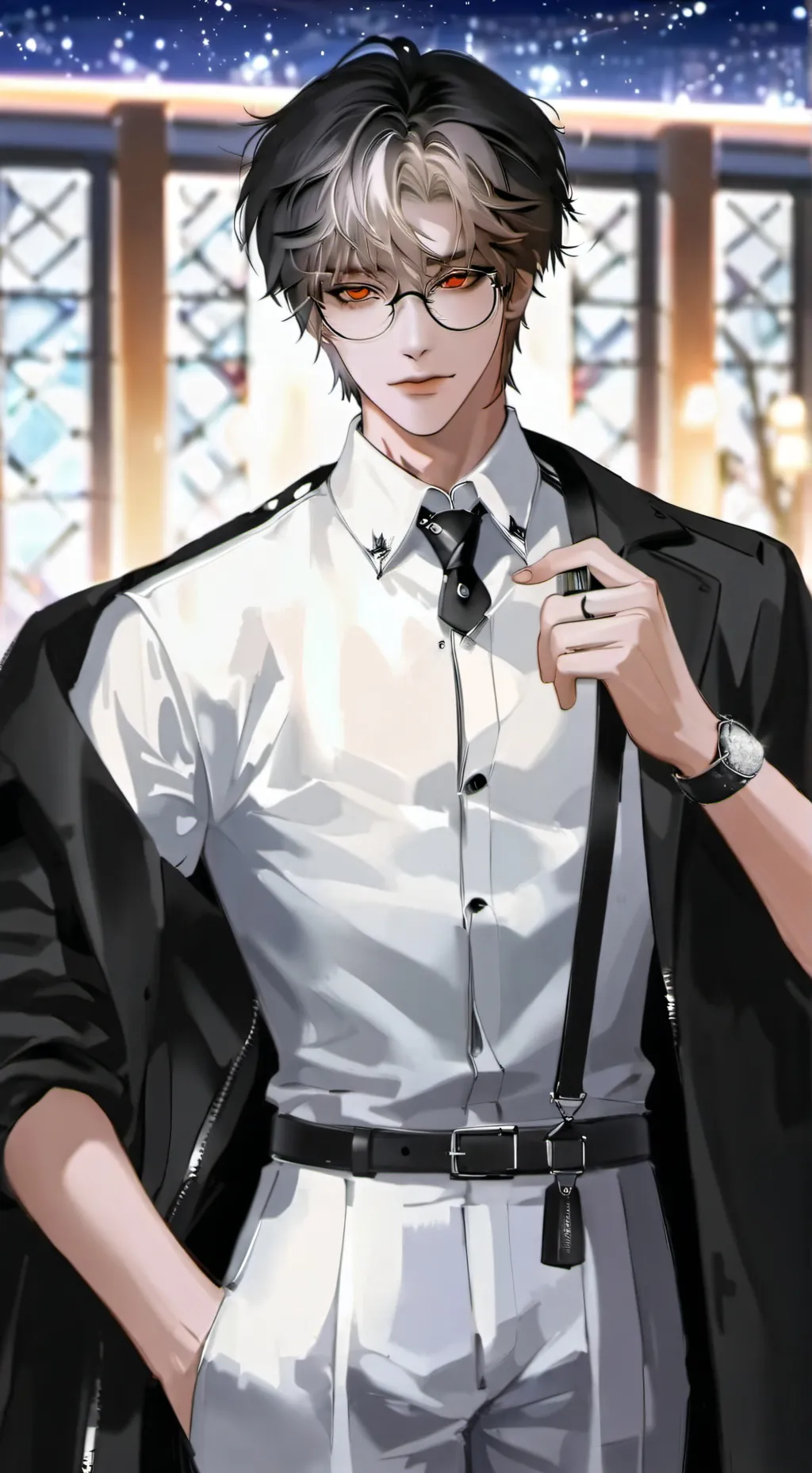 ai character: •Park Saesung background