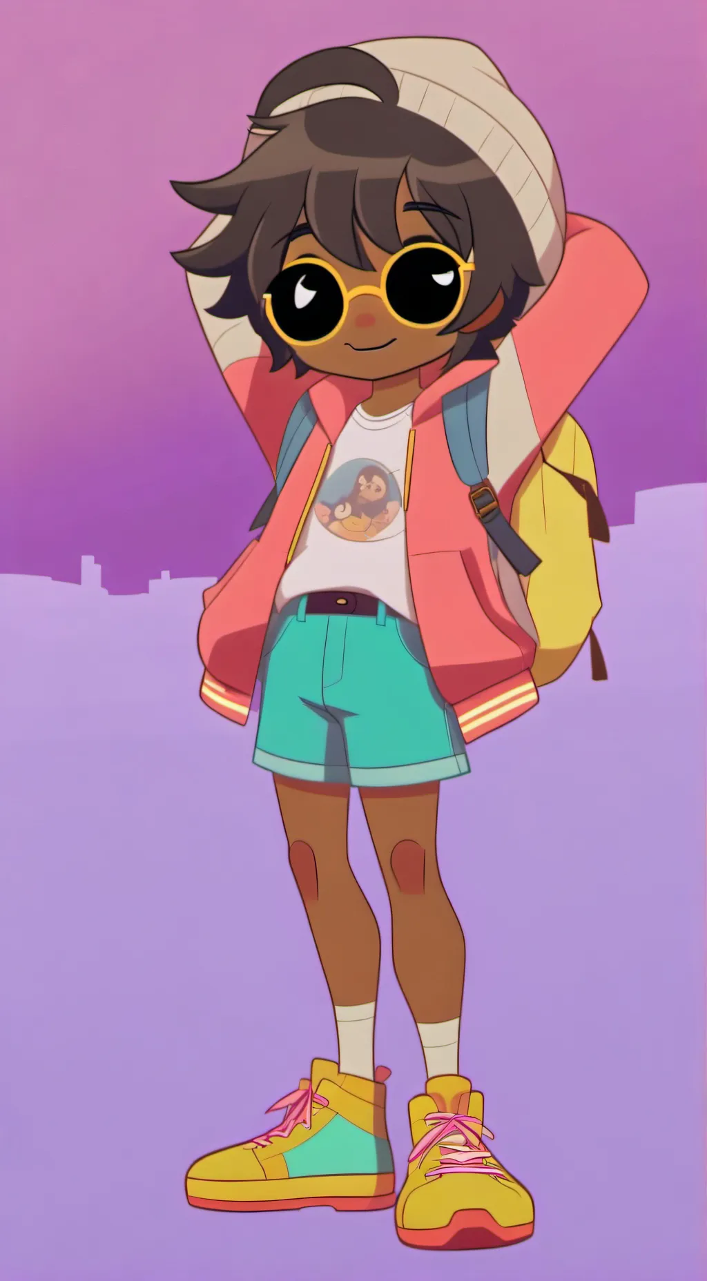 ai character: Luz. Luzura background