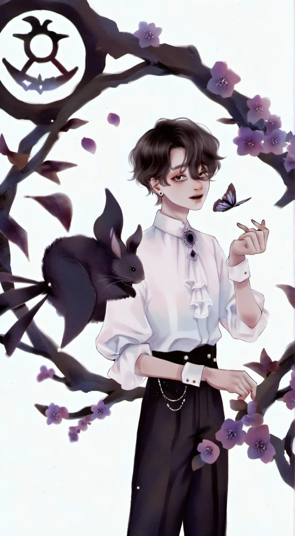 ai character: ERM forsaken  background