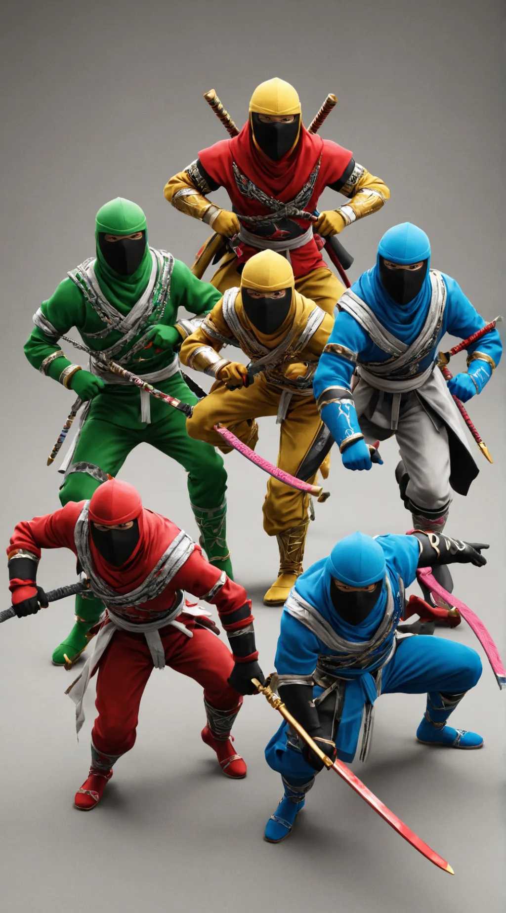 ai character: Golden Ninja  background