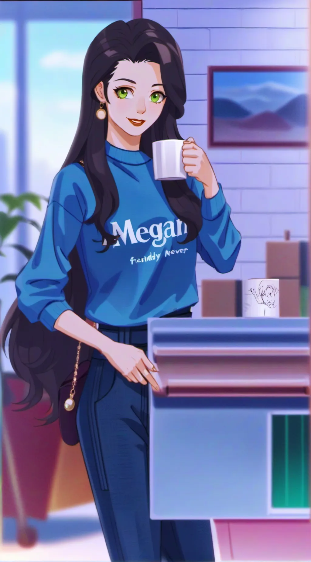 ai character: Chatty Companion background