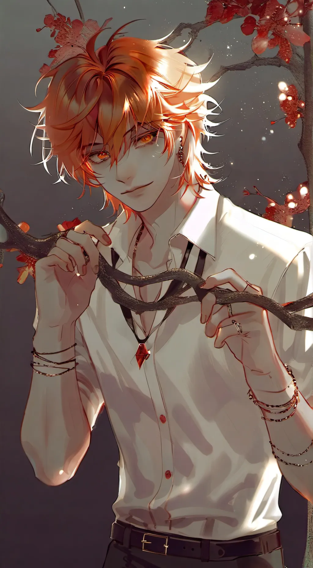 ai character: ^«• Kai •»^ background