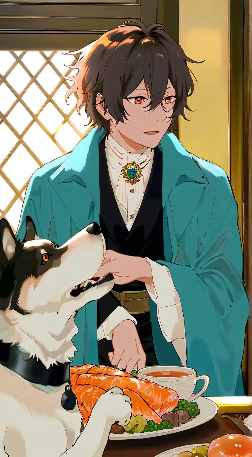 ai character: Dazai ama Türkçe😜 background