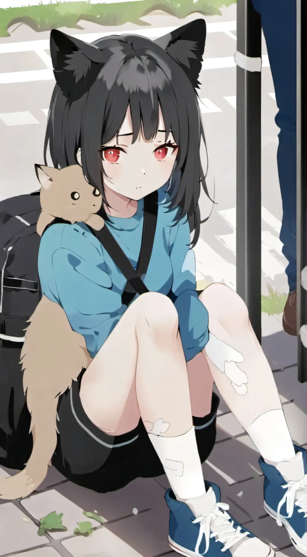 ai character: Kitty  background