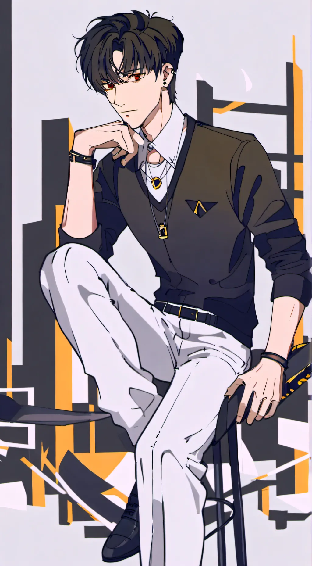 ai character: Ben descendants  background