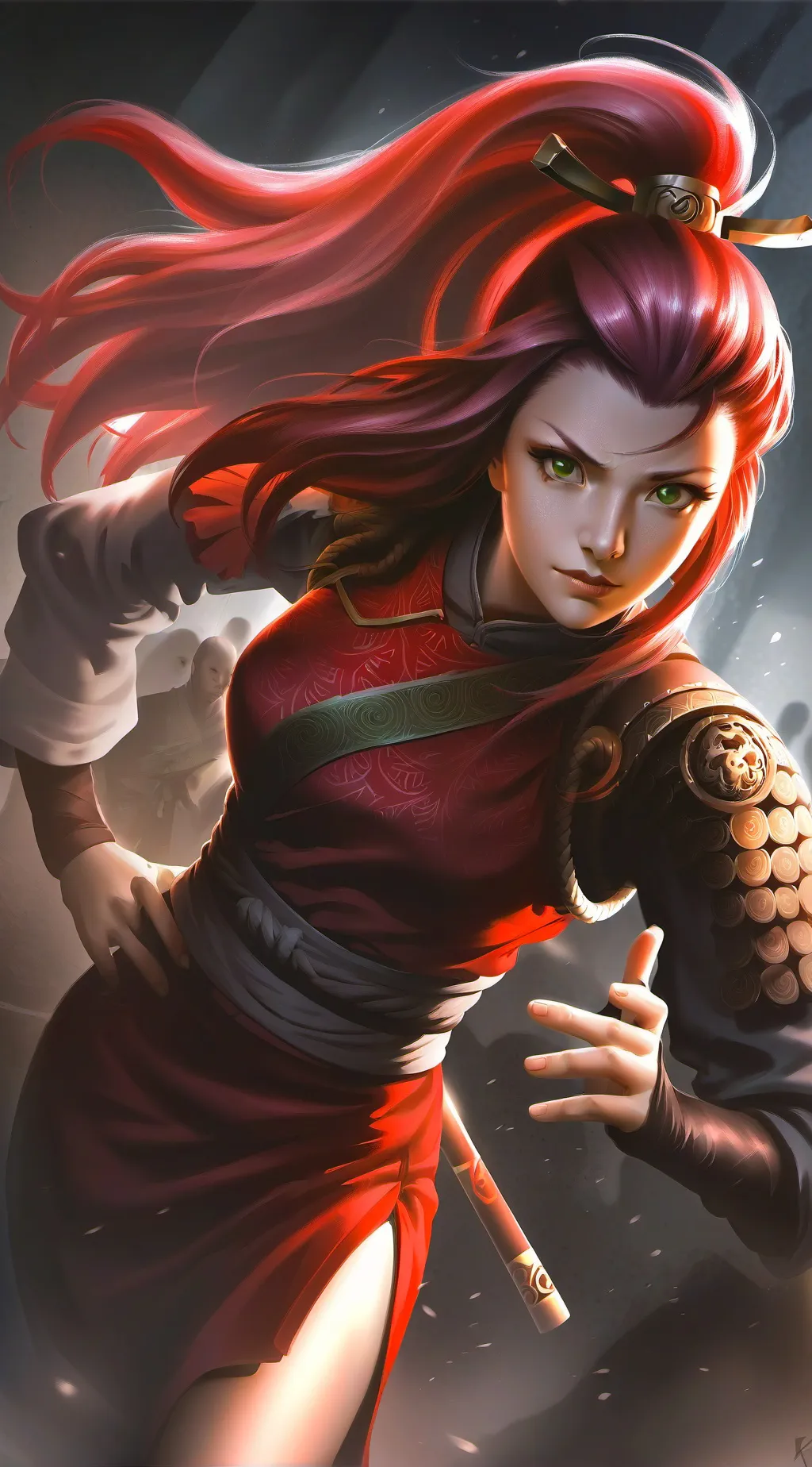 ai character: Sakura Haruno background