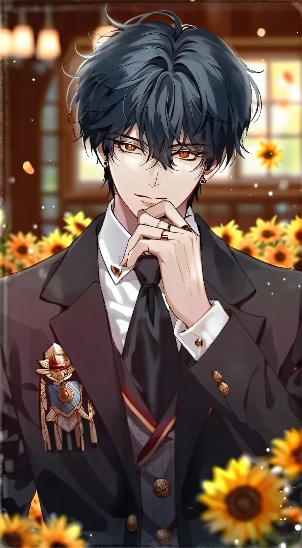 ai character: caelum background