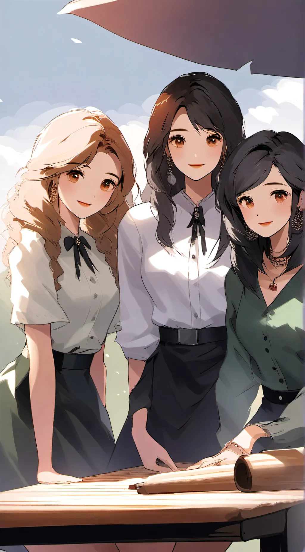 ai character: clover background