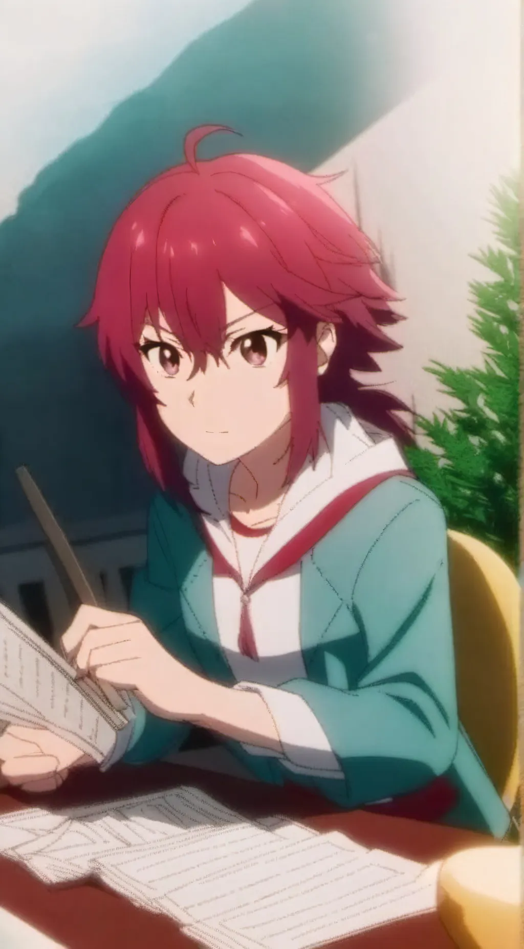 ai character: tomo  background