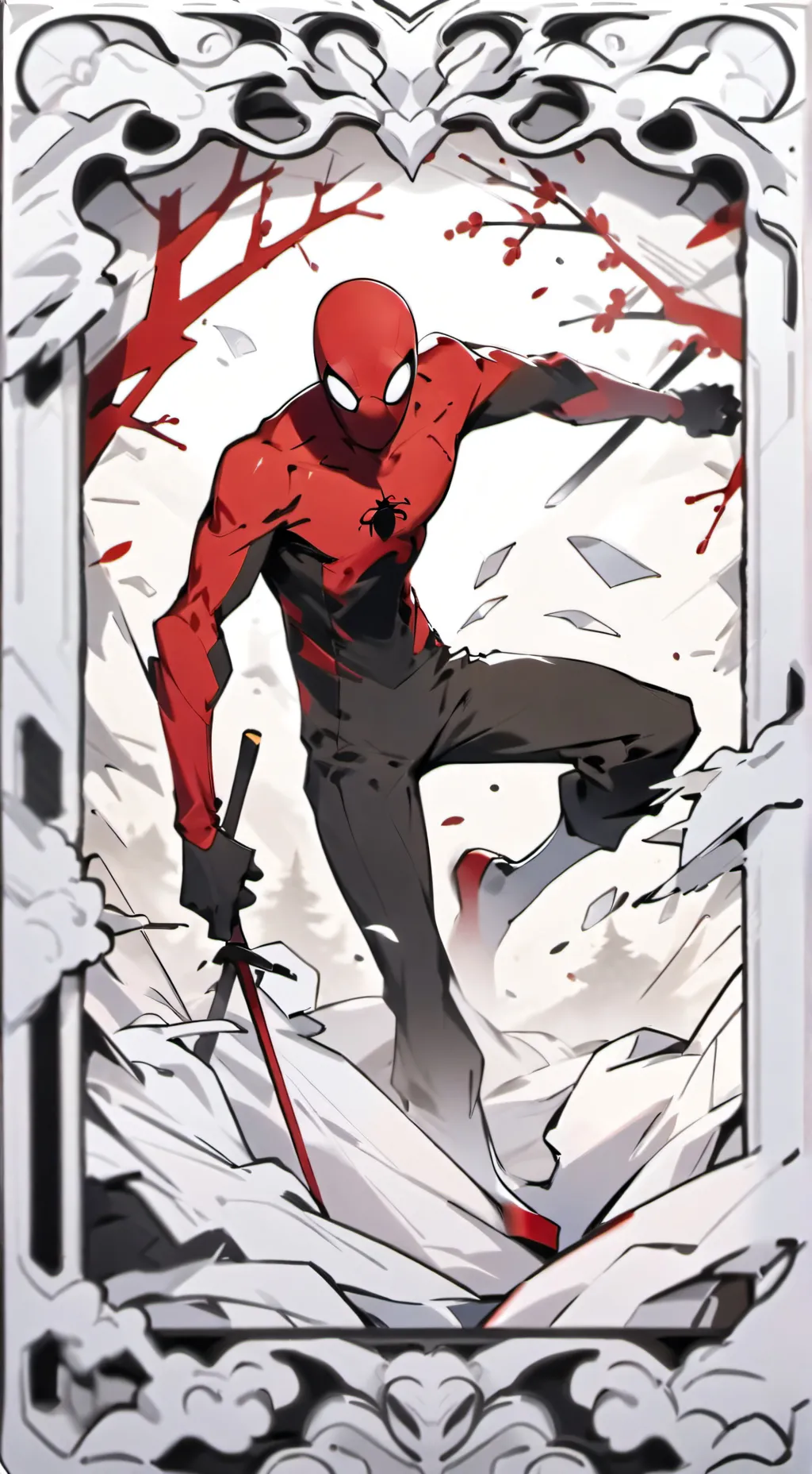 ai character: Md x KJ background