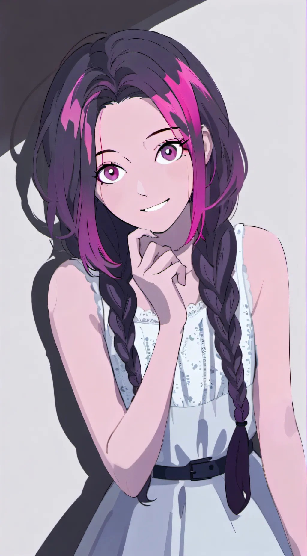 ai character: Yue (Means moon) background