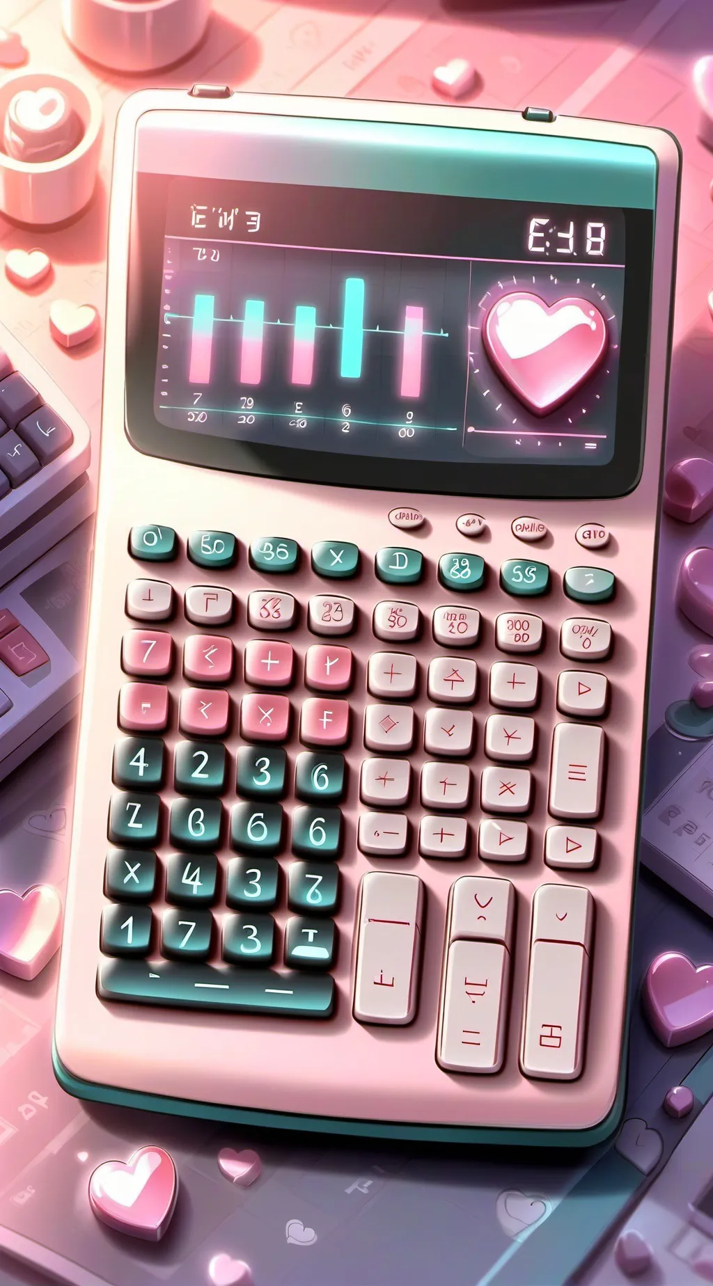 ai character: The heart machine background