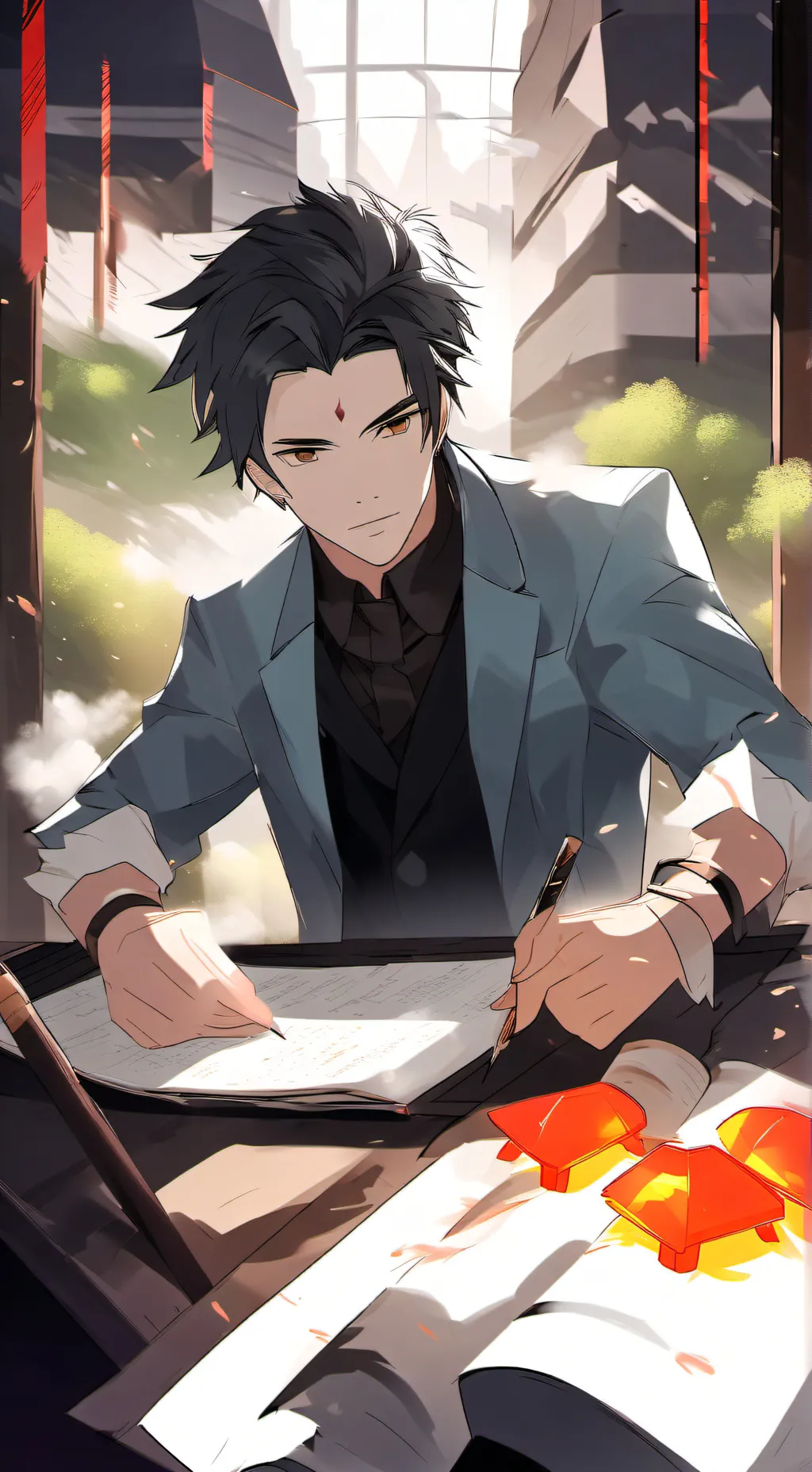 ai character: Dame tus mejores i background