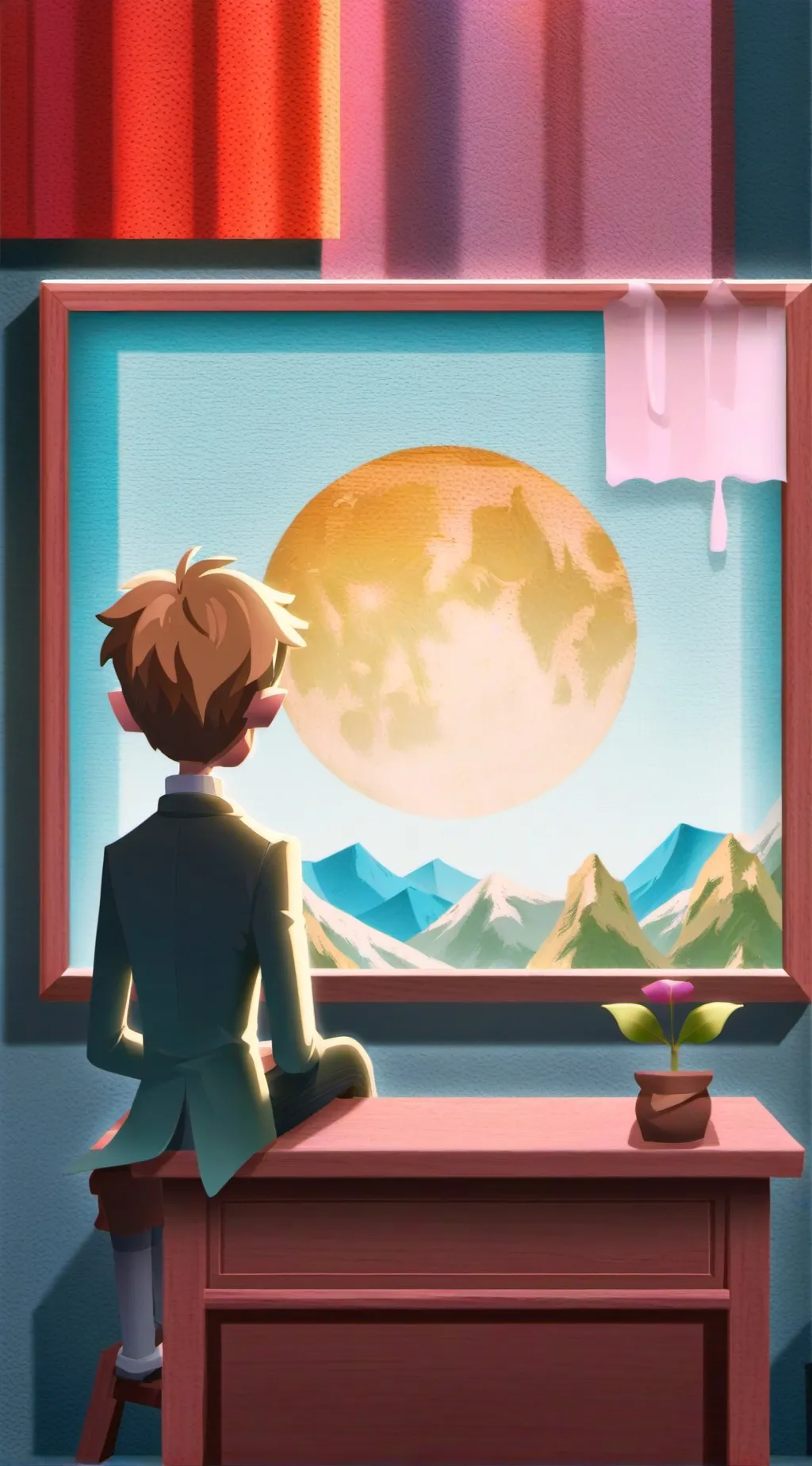 ai character: Sprout background