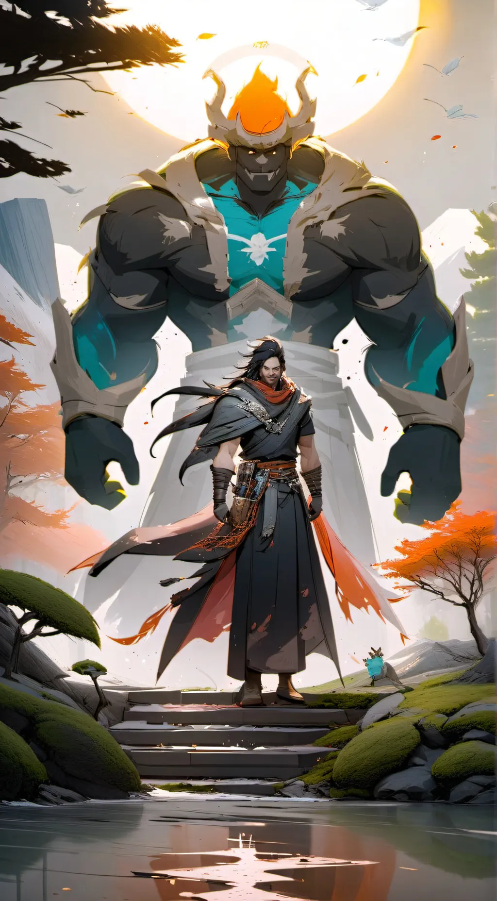 ai character: titans background