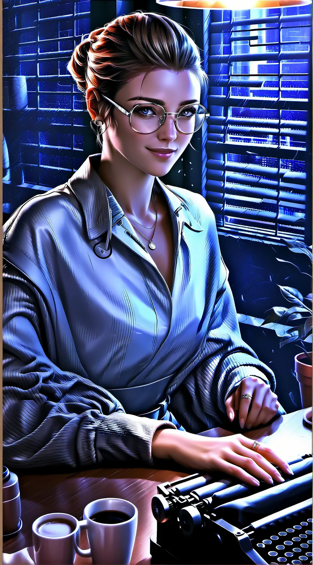 ai character: The Digital Detox  background