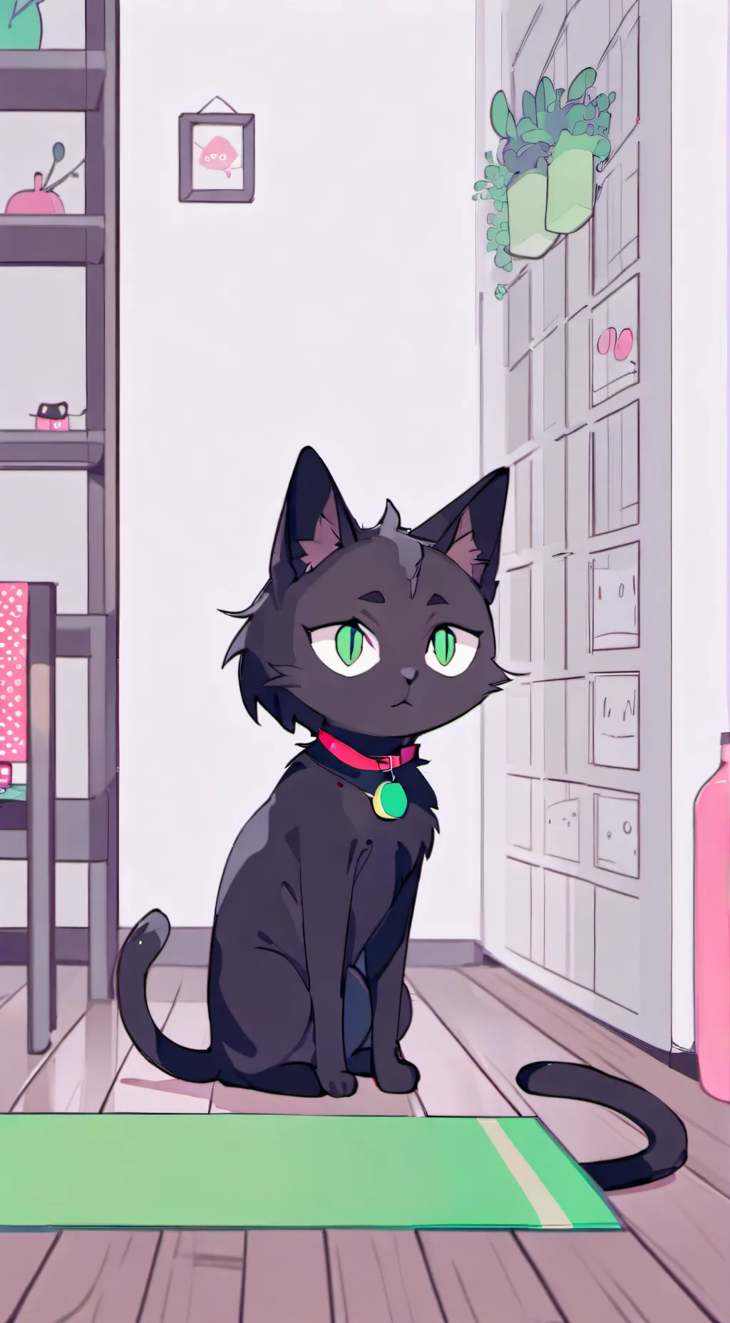 ai character: Misty background