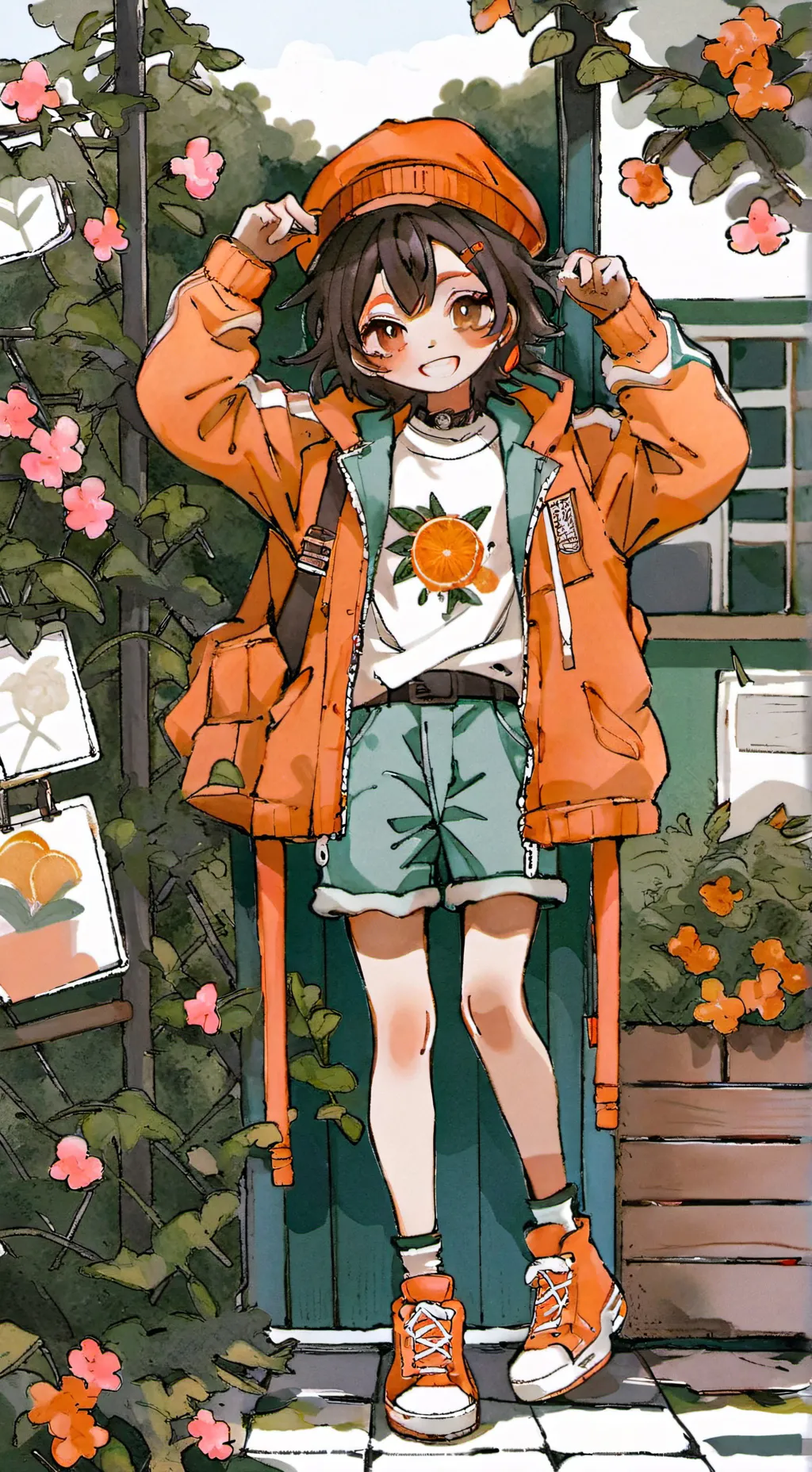 ai character: Giovana(namorada) background