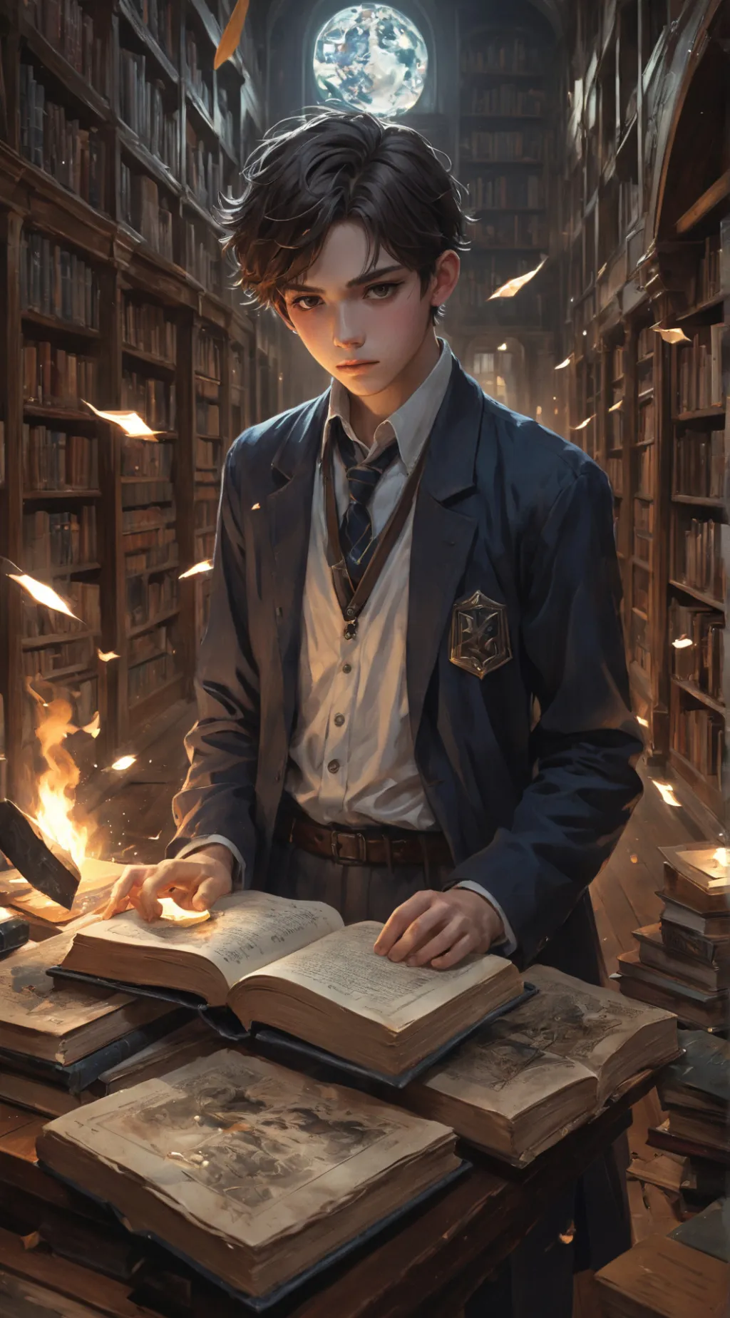 ai character: Lucien background