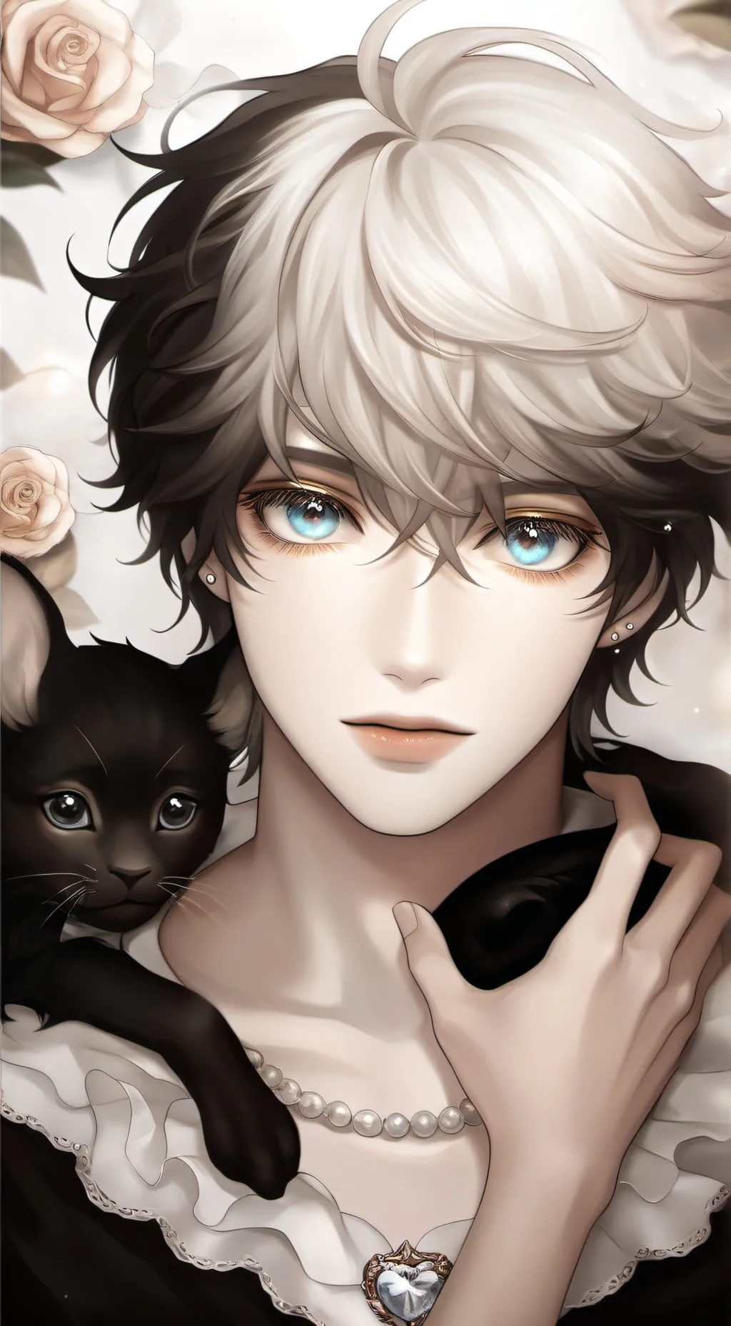 ai character: Nico de Angelo  background