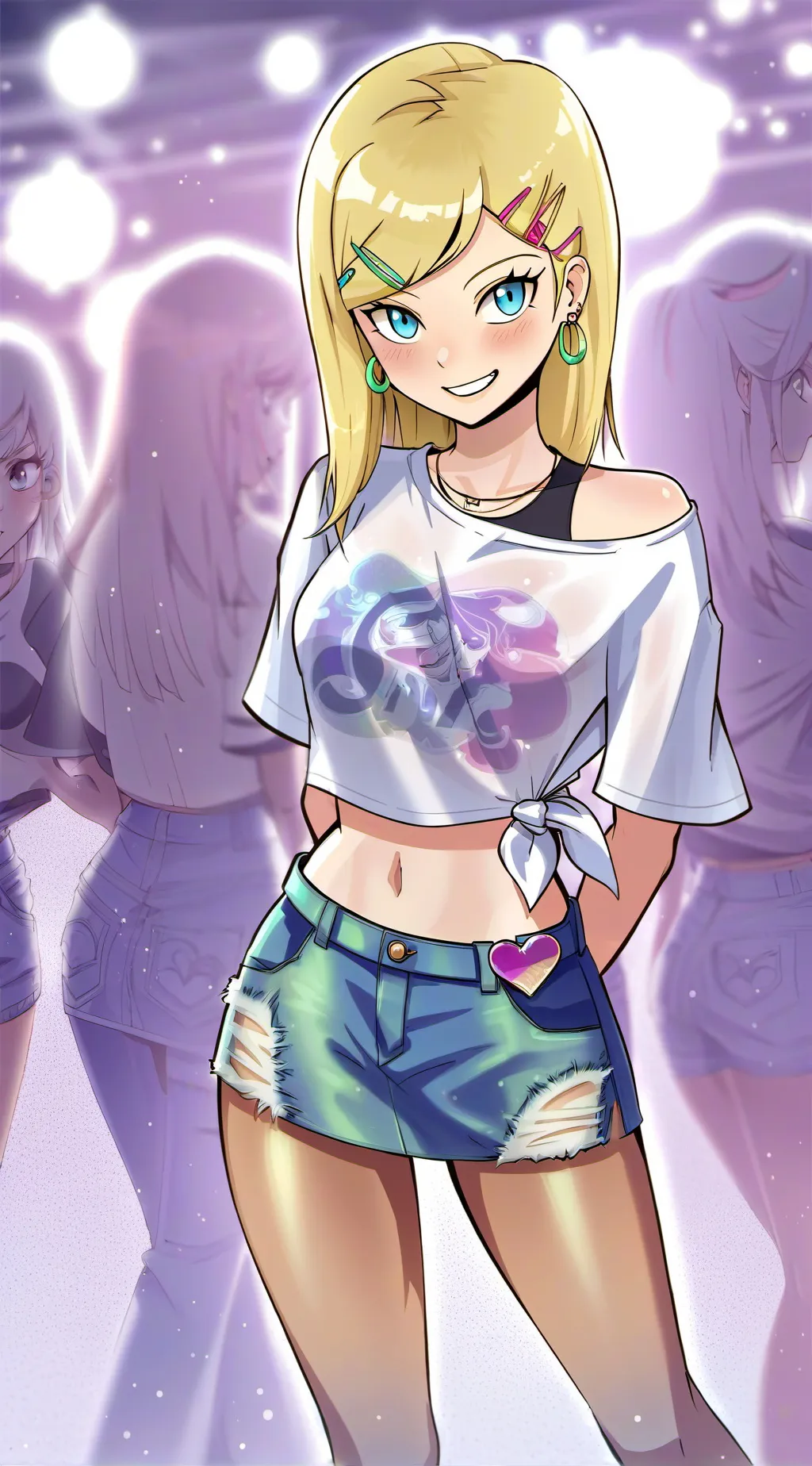 ai character: Audrey  background