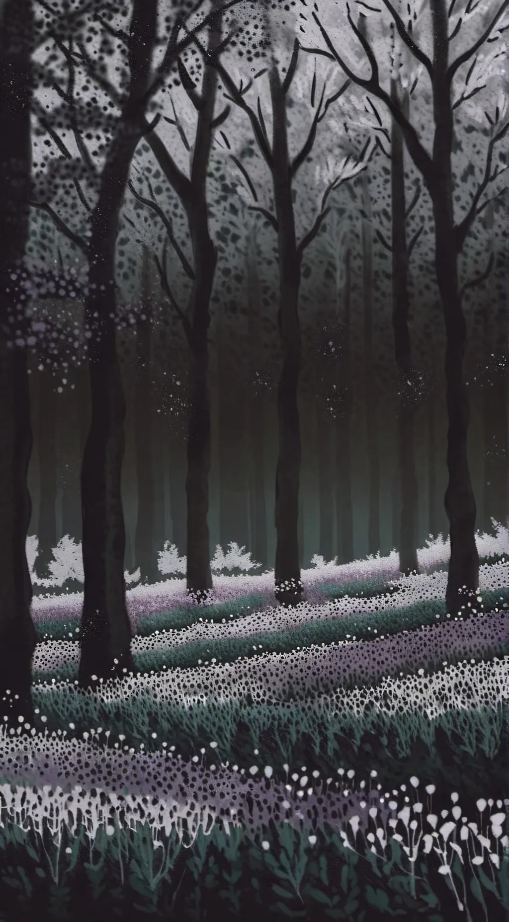 ai character: mysterious AI background