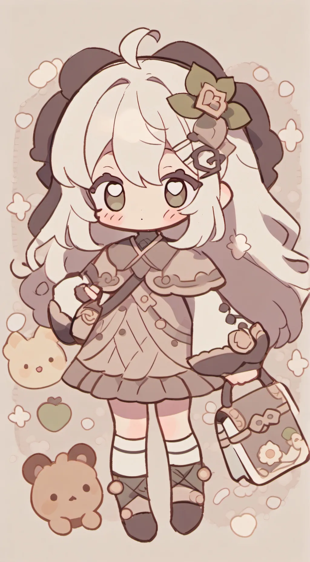 ai character: overall kid background