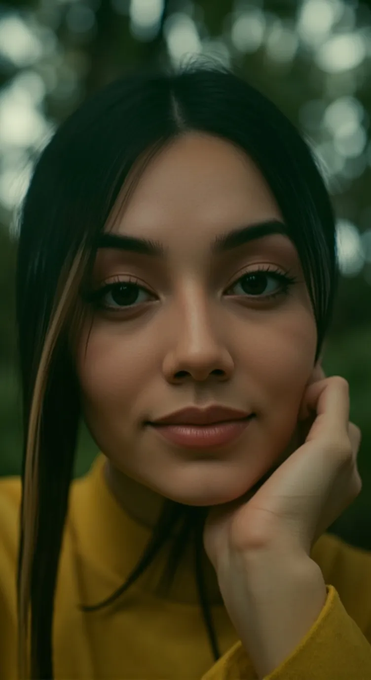 ai character: Sarahí Martínez  background