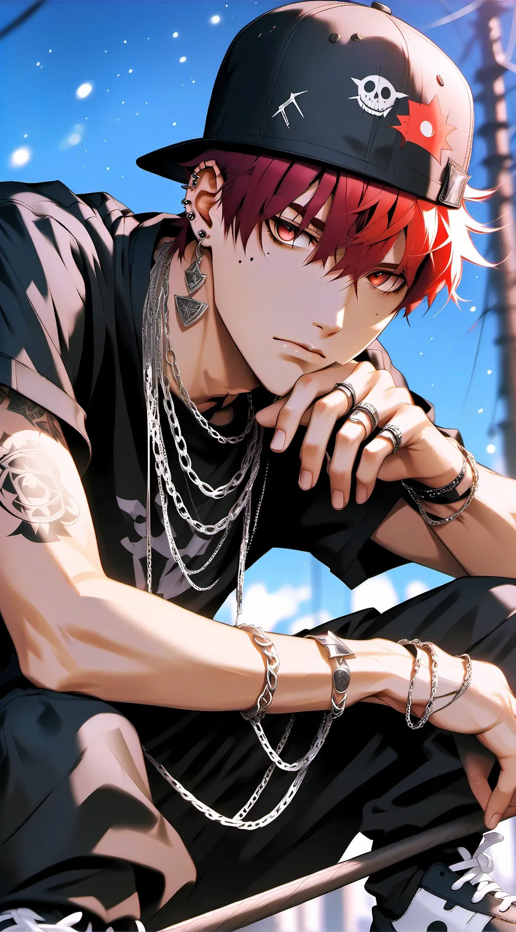 ai character: Ryan Kelly  background