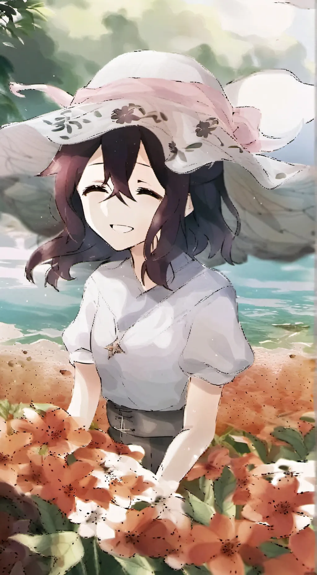 ai character: hina background