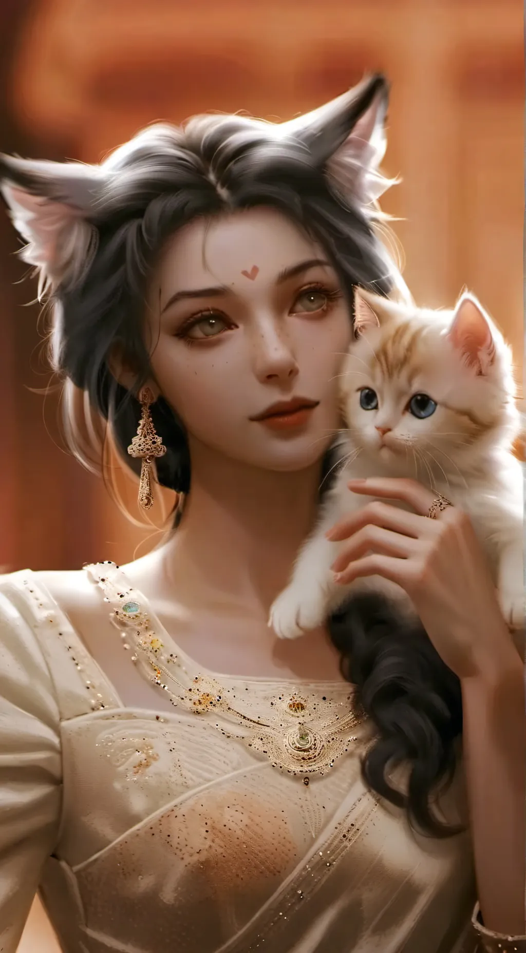 ai character: CATHERINE  background