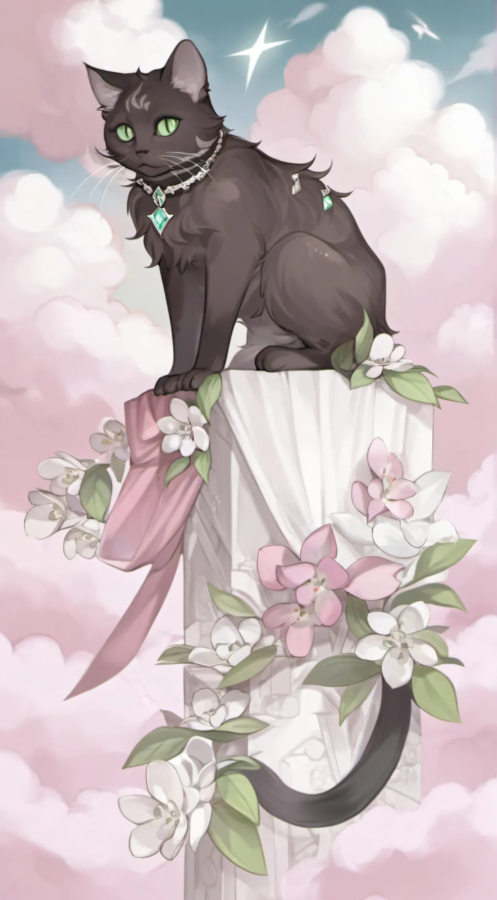 ai character: Hollyleaf background