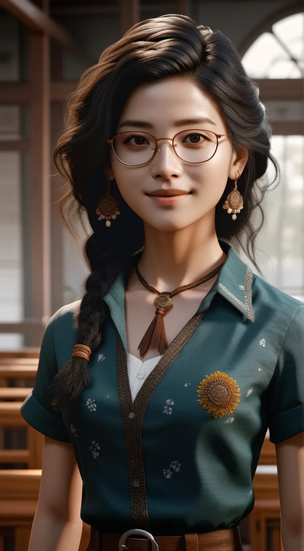 ai character: Your Teacher background