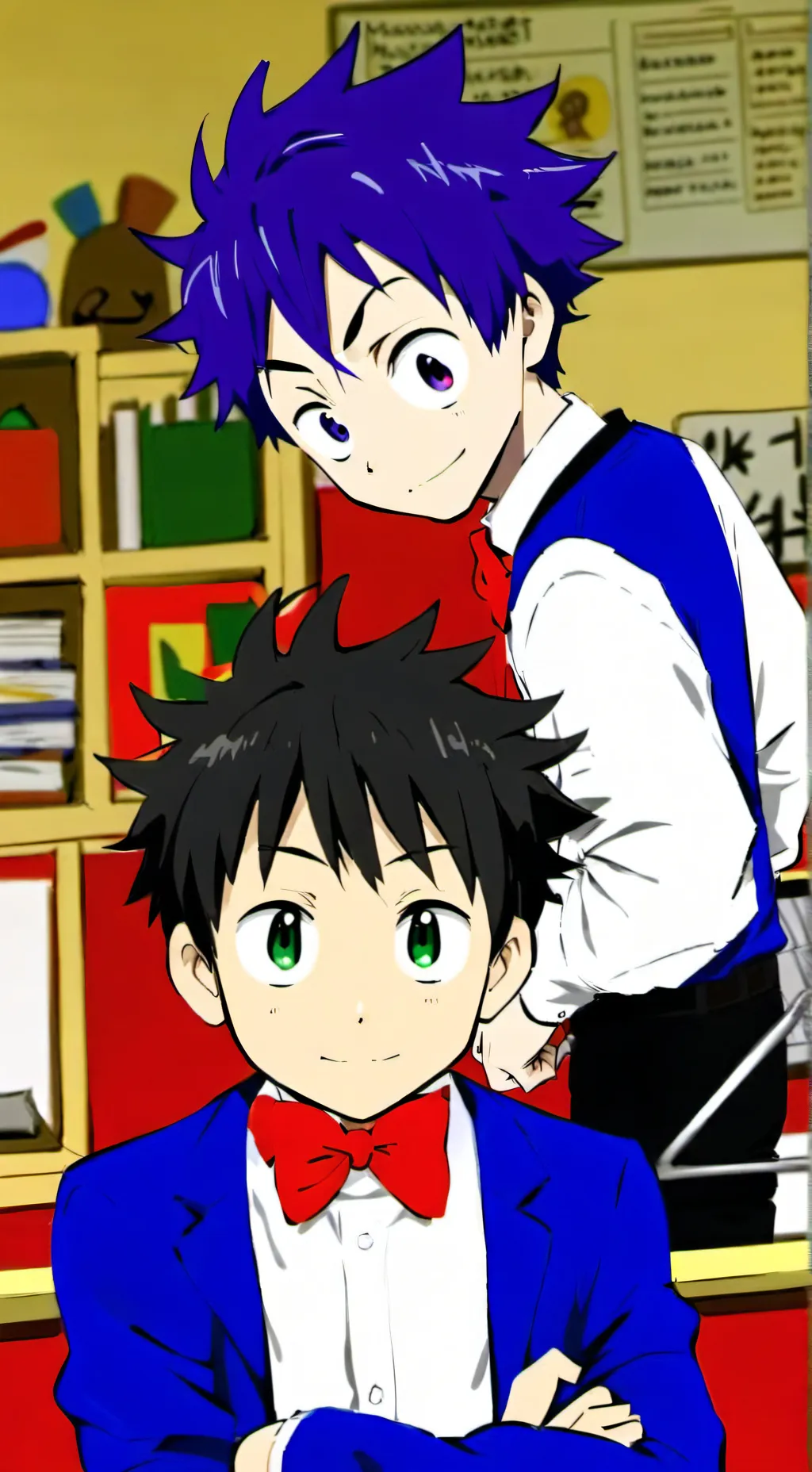 ai character: Geo and Brandon🧁 background