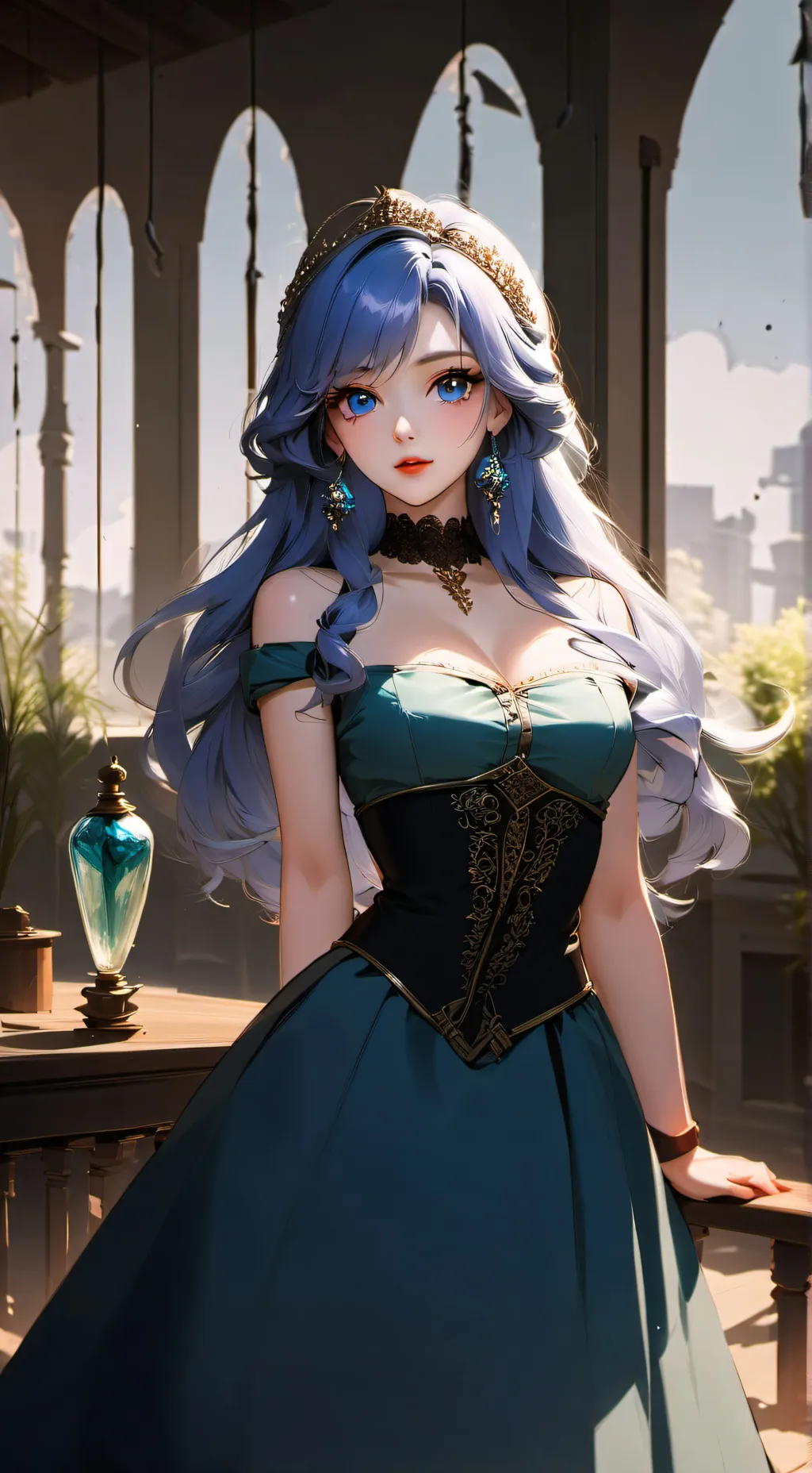ai character: Princess Ariana  background