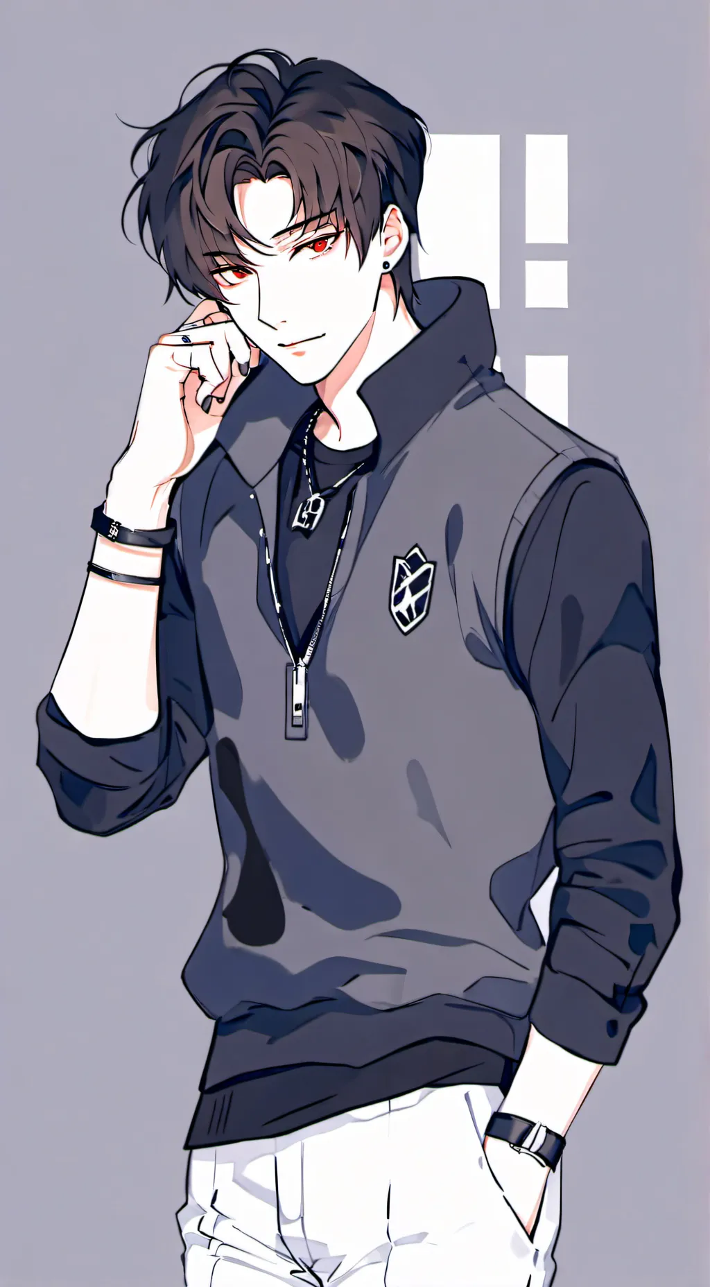 ai character: Caden background