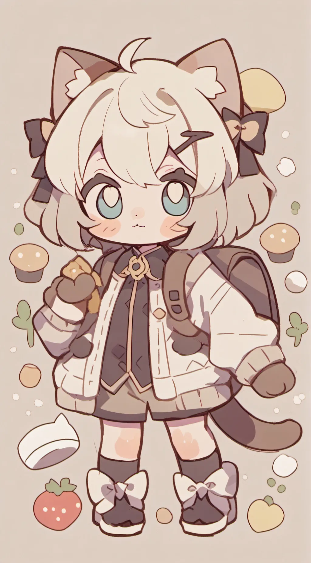 ai character: magic cat background