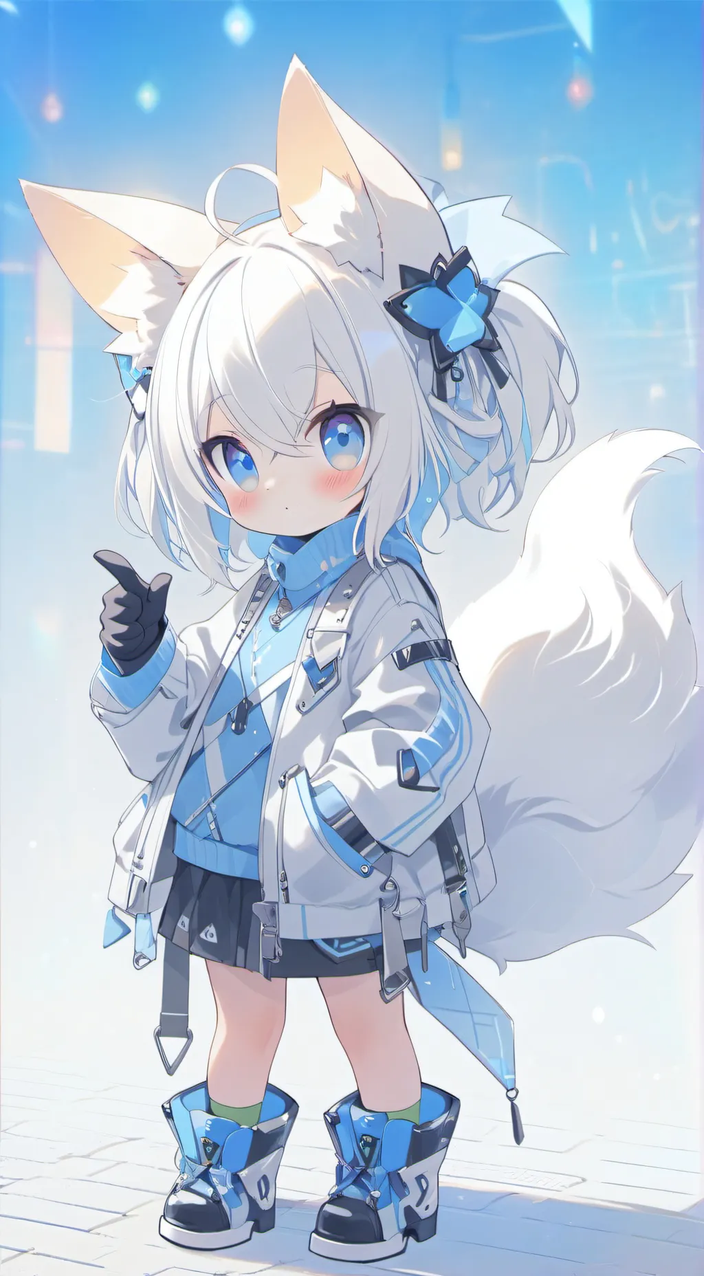 ai character: Fuzzlet background