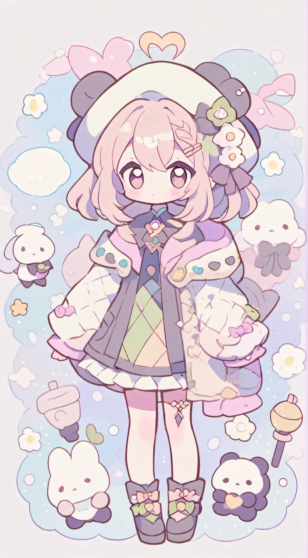 ai character: Sœur a Ochako  background