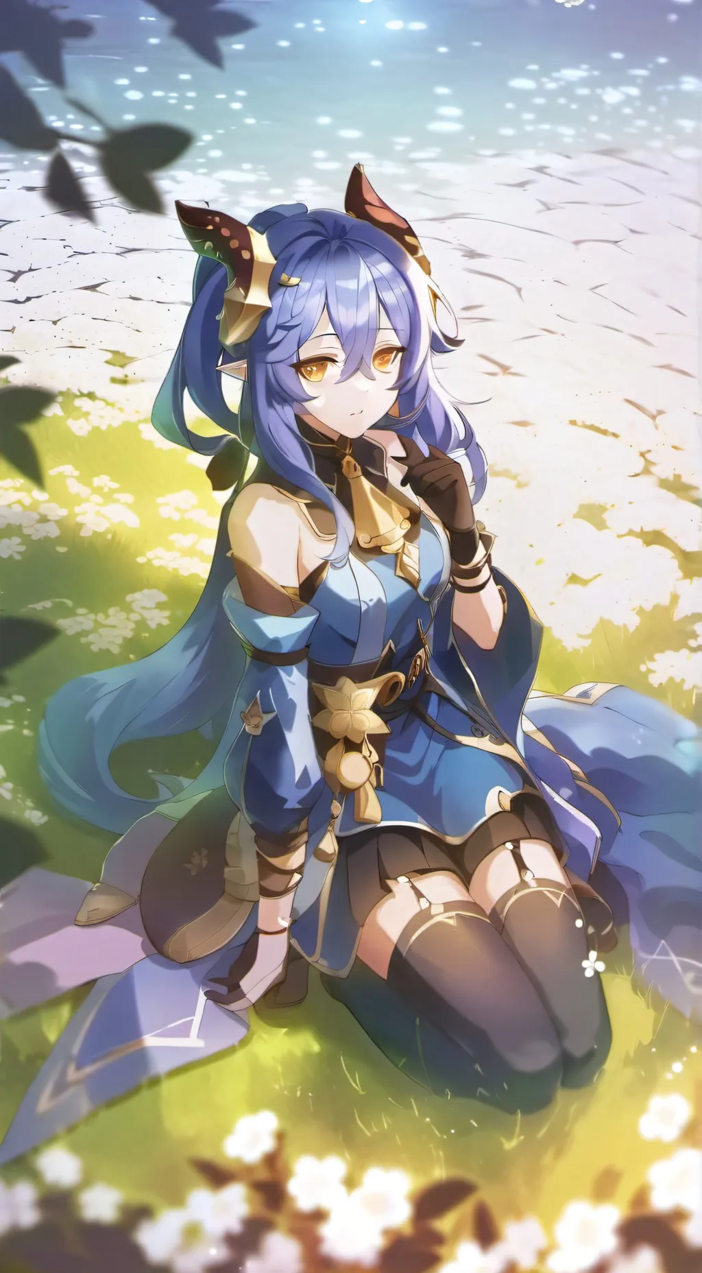 ai character: Lyria background