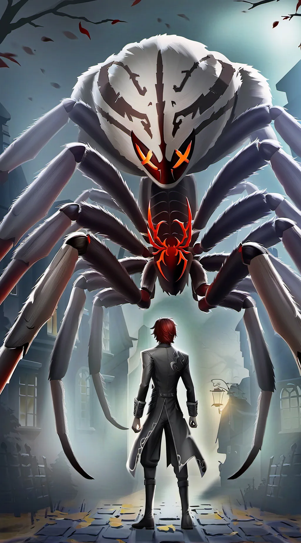 ai character: спайдер background