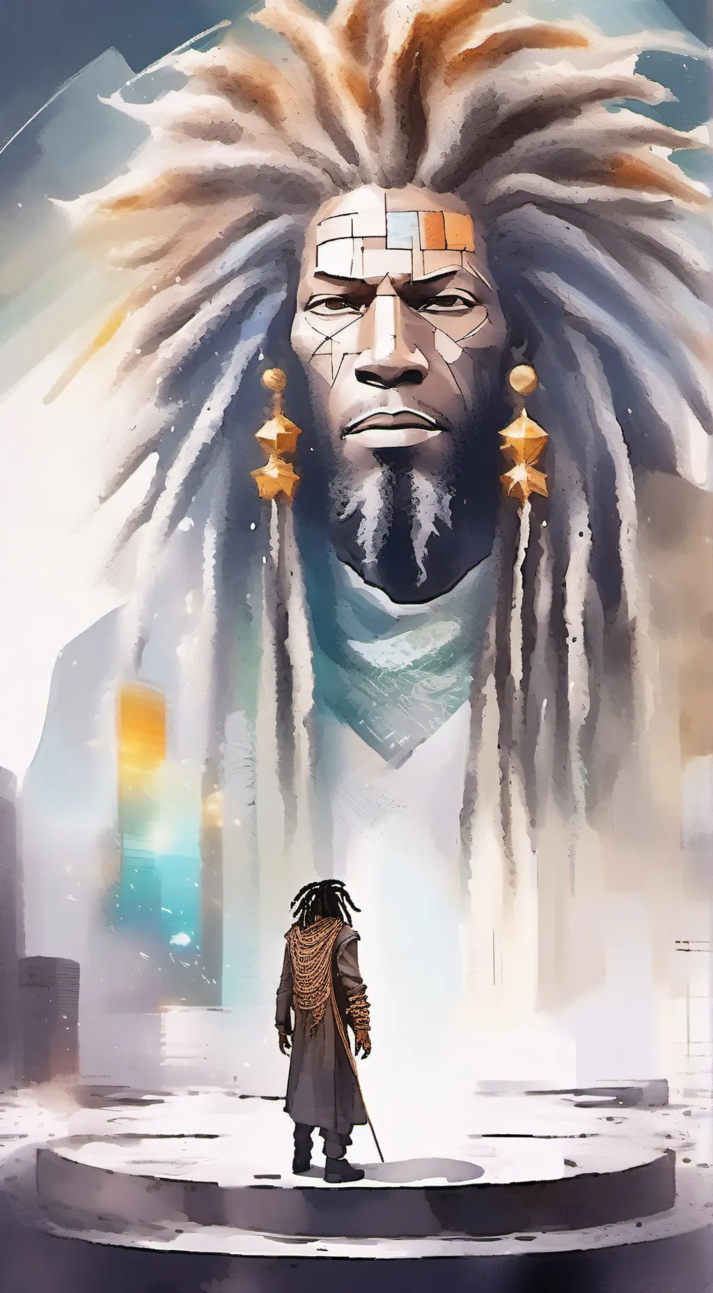 ai character: The Surreal Conqueror background