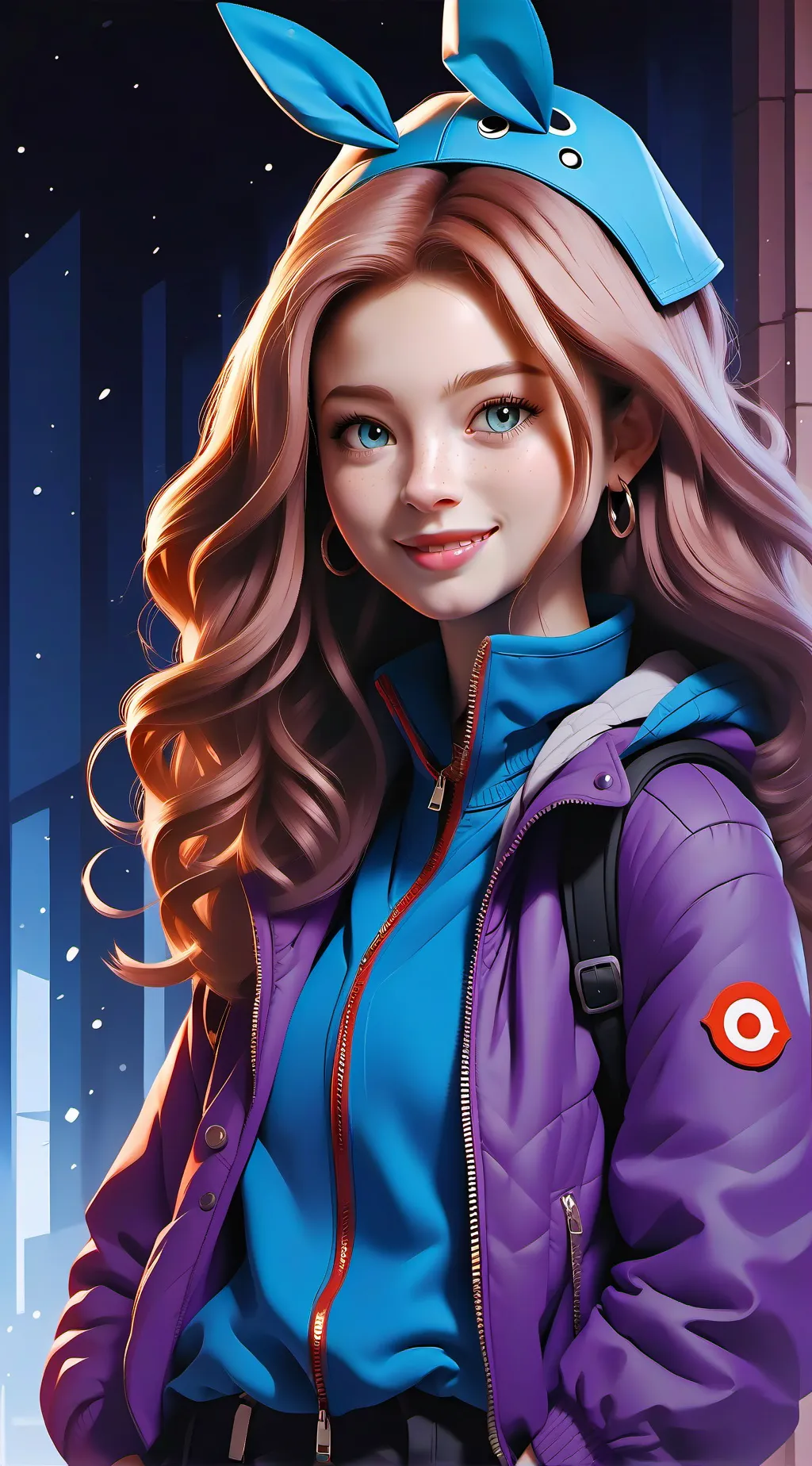 ai character: Alejandra 🥰❤️ background