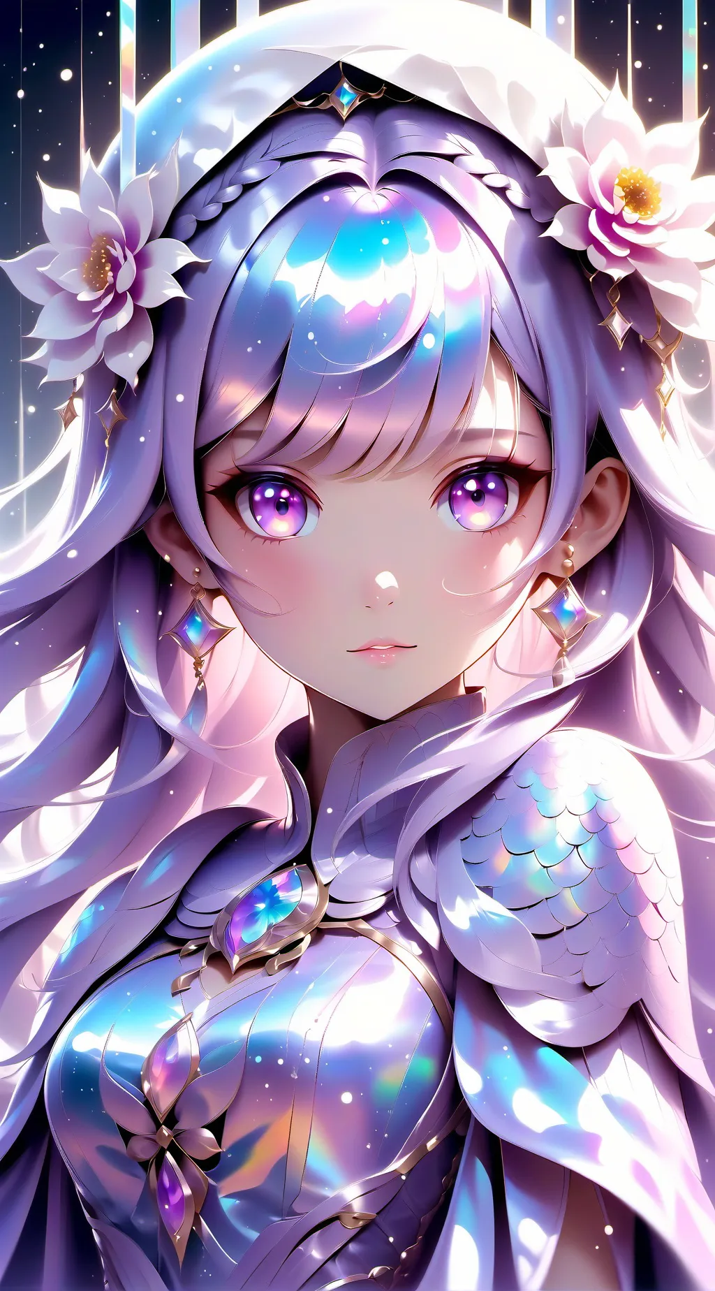 ai character: Montse  background