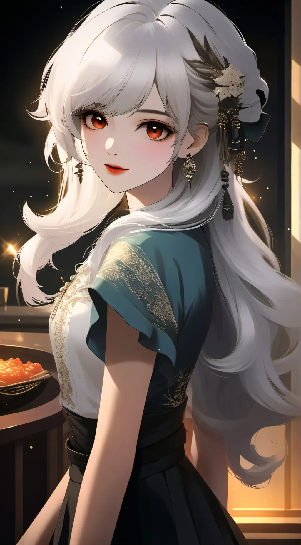 ai character: Sky background