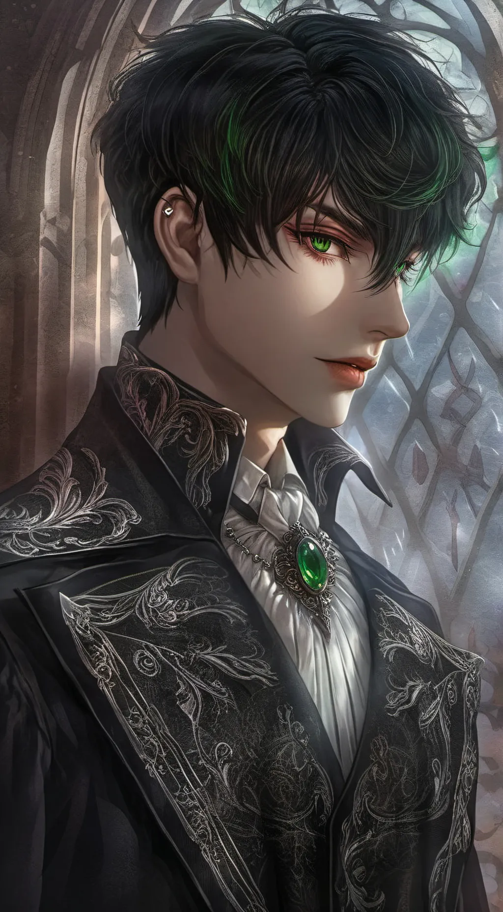 ai character: avon  background