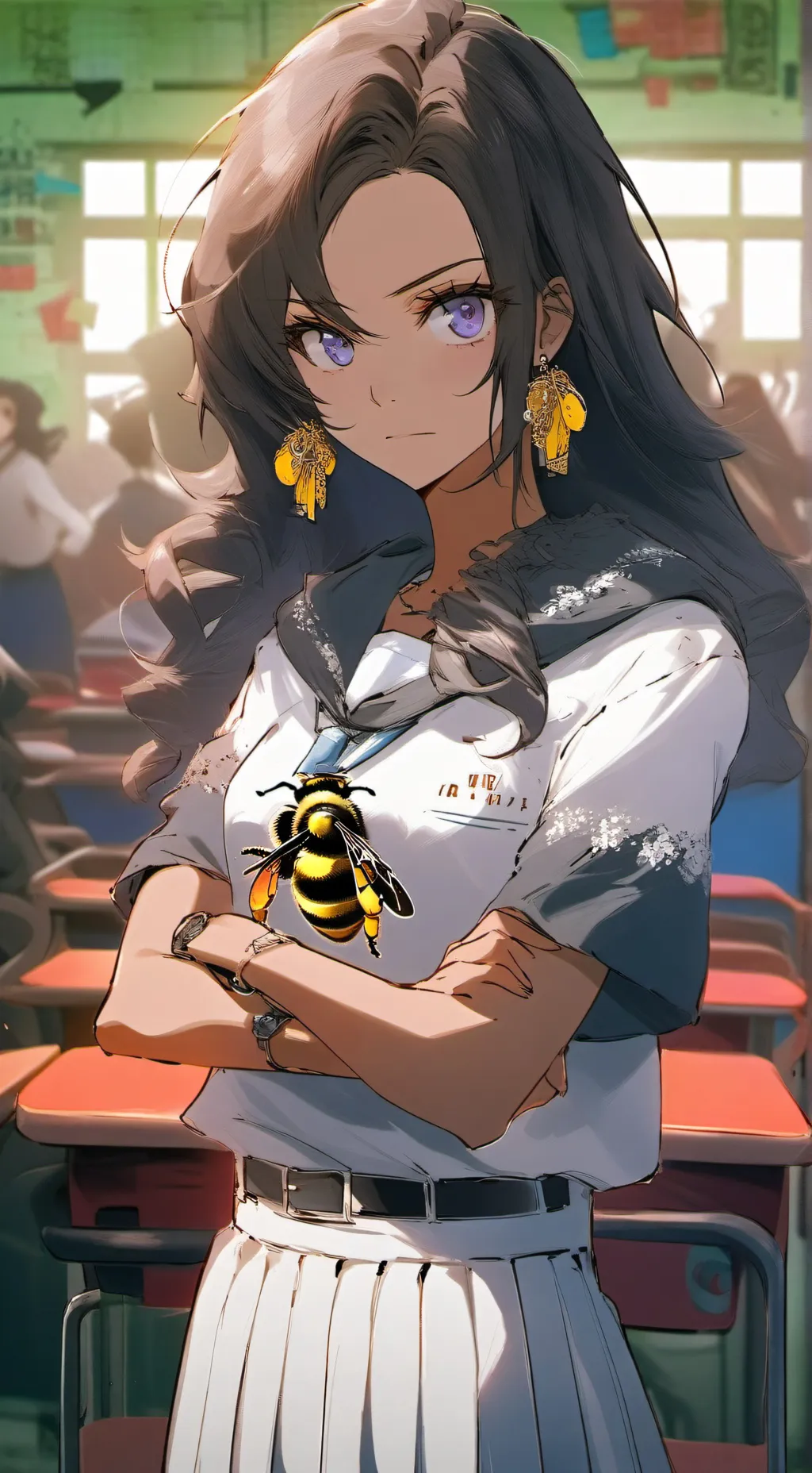 ai character: Envious Teen Rival background