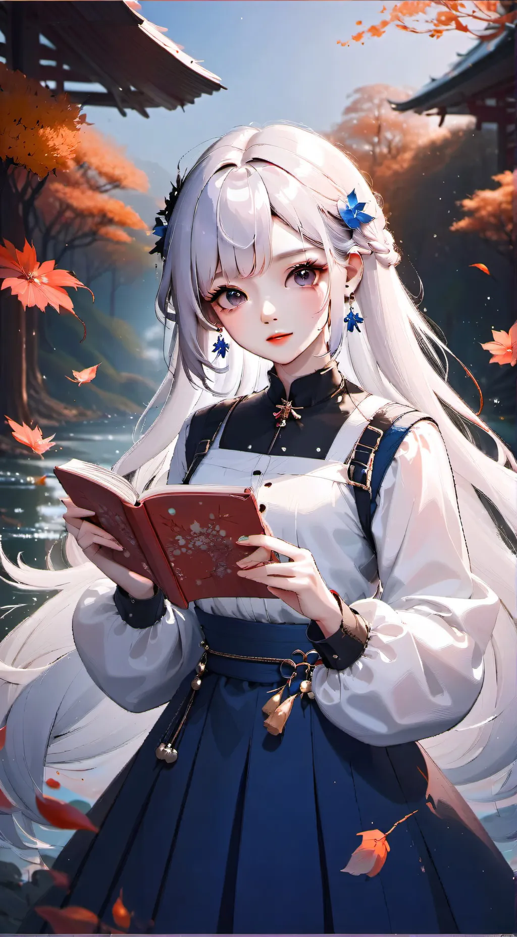 ai character: yuna hanari background